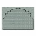 thumbnail image 1 of Moroccan Cutting Board, Art Background with a Group of Traditional Turkish Ottoman Forms Patterns, Decorative Tempered Glass Cutting and Serving Board, Small Size, Black White, by Ambesonne, 1 of 1