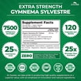 thumbnail image 3 of Zazzee Organic Gymnema Sylvestre 25:1 Extract 7500 mg Strength – 120 Vegan Capsules – Standardized to 25% Gymnemic Acid – Supports Healthy Blood Sugar & Sugar-Craving Control – All-Natural • Non-GMO, 3 of 11