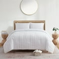 thumbnail image 2 of Jade + Oake Ridney 3-Piece White Striped Comforter Set, King, 2 of 9