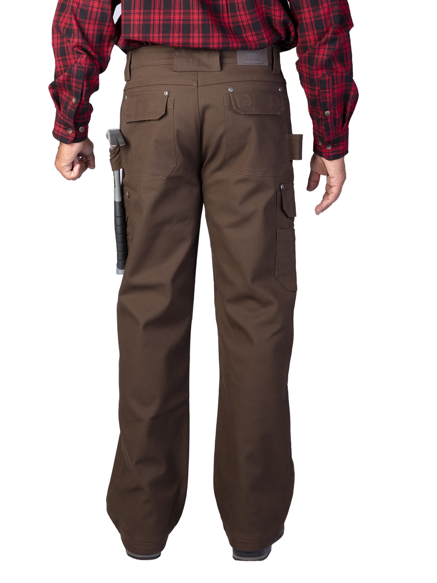 smith's workwear lined canvas cargo pants