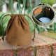 thumbnail image 2 of Bolsa con cordón, organizador ligero de utensilios de cocina, portátil para acampar Marrón Pequeño, 2 of 9