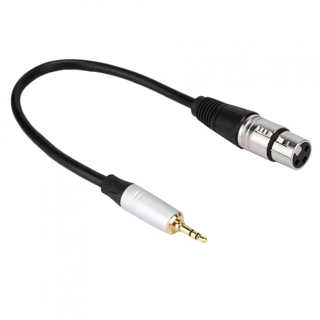 XLR Female,Stereo 3.5mm Male to XLR XLR Cable Time-Tested Durability