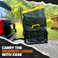 thumbnail image 5 of Mockins 30 Cu Ft. Yellow Waterproof Car Carrier Cargo Bag (60"x24"x36") with Buckle Straps, Lock and Storage Bag, 5 of 9