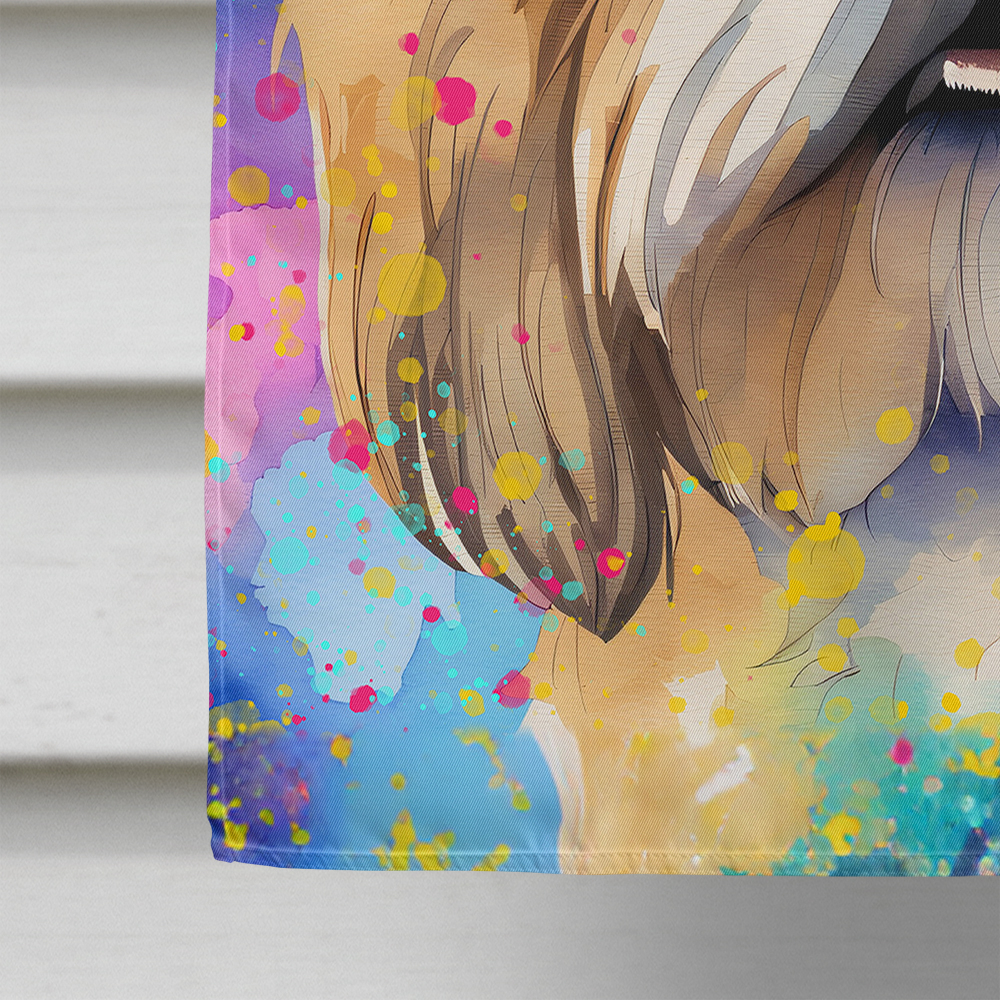 Shih Tzu Hippie Dawg House Flag DAC2562