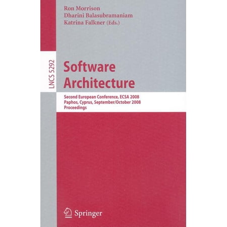 ISBN 9783540880295 product image for Lecture Notes in Computer Science: Software Architecture (Paperback) | upcitemdb.com