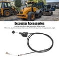 thumbnail image 3 of Controlador De Cable De Acelerador Manual De Excavadora, Controlador De Cable De Acelerador De 4 M Funda De PU Acero Inoxidable Resistente A La Intemperie Flexible Para Agitar, 3 of 8