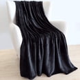 thumbnail image 3 of Manta TASTHROW, forro polar de franela, 50 x 70 cm, color negro, 3 of 8