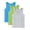 Multicolor#17, variant on Yertdoel Girls Tank Tops 3 PC Kids Solid Crew Neck Sleeveless Undershirts Casual Athletic Tank Tops for Boys Girls, 1-13 Years