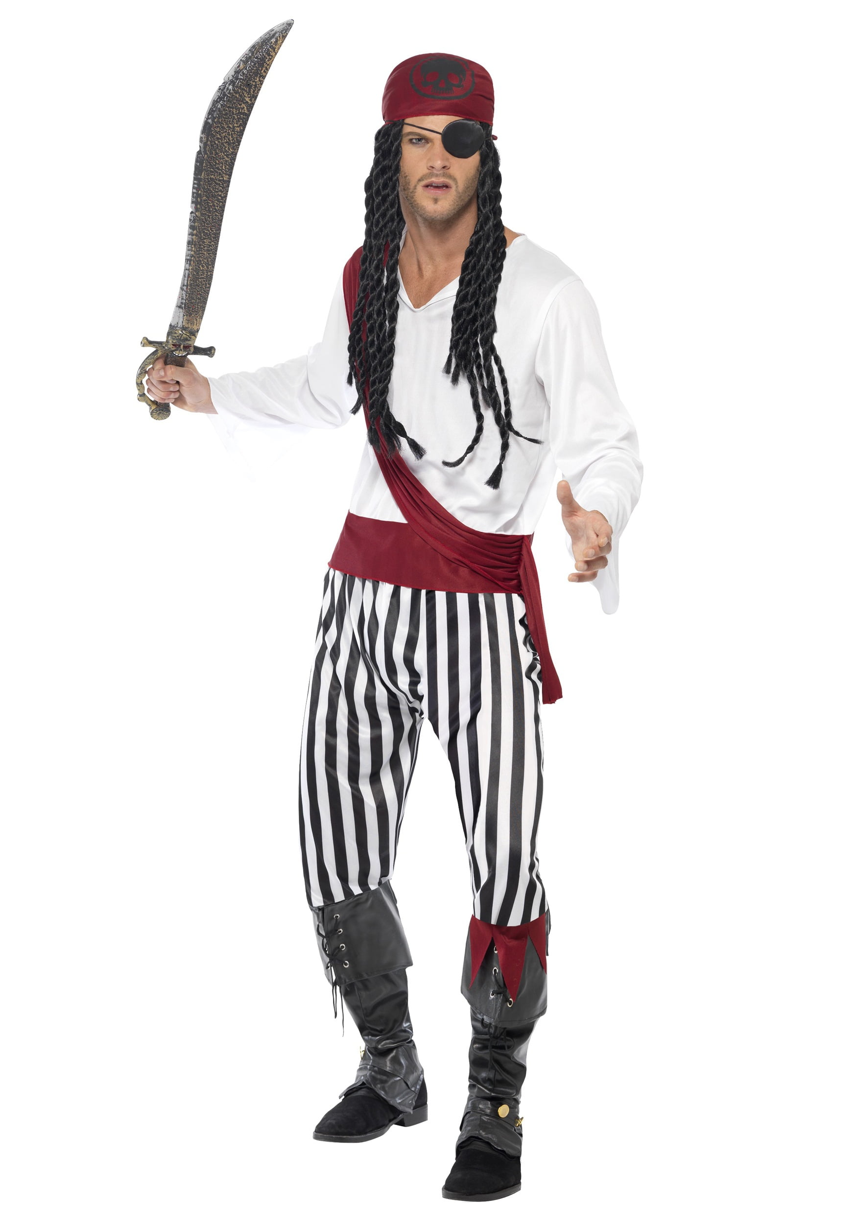 underground Displacement combination Adult Pirate Man Costume - Walmart.com