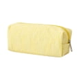thumbnail image 2 of Cute Pencil Case, Striped Pencil Case, Aesthetic Pencil Case, Pencil Case Pouch, Small Pencil Pouch, Portable Pencil Bag, Lightweight Pen Case, Multi Purpose Pencil Case Yellow 1Pcs, 2 of 9