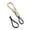 Gold 8 Shape, variant on Rough Keychains Clip Outdoor Keychains Utility Keychains Climbing Keychains