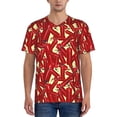 thumbnail image 5 of Easygdp Fire Extinguisher Men's Muscle T-Shirt Men's Baseball Short Sleeves, for Gym Workout Athletic with Button - Small, 5 of 9