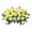 Yellow, variant on Artificial Cemetery Flower,Artificial Headstone Flower Saddle-Outdoor Grave Saddle Headstone Decorations,Rose Sunflower Cemetery Flowers for Grave,Outdoor Grave Decorations for Cemetery Saddles,Pink