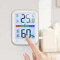 thumbnail image 1 of Yulucky Plastic Smart Thermometer Intelligent Magnetic Thermometer Hygrometer Indoor, 1 of 6