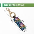 thumbnail image 3 of Wukai Undersea Animals Print Leather Car Keychain, Universal Key Fob Keychain, Leather Key Chain Holder for Men and Women,360 Degree Rotatable, 3 of 5