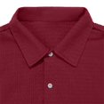 thumbnail image 5 of YLSDY Men's Camp Collar Crinkle Linen Shirt, Button-Down Short Sleeve with Relaxed Fit, Vacation Style Top Wine M, 5 of 9