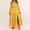 Yellow, variant on Plus Size Wedding Guest Dress off the Shoulder Long Sleeve Smocked Slit Cocktail Party Maxi Dress for Curvy Women Pink