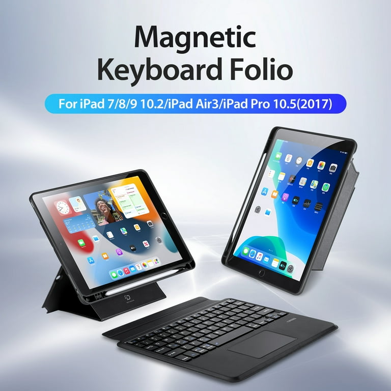 Magic Keyboard Folio With Case For iPad 10.2-inch 7th, 8th
