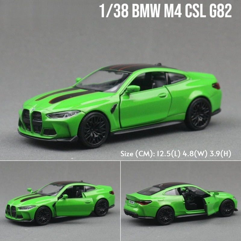 1:38 Scale BMW M4 CSL Diecast Alloy&Plastic Model Car