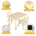 thumbnail image 5 of UNICOO® Kids Table and 2 Chairs Set, Height Adjustable Toddler Table and Chair Set, Easy to Wipe Arts & Crafts Table, Suitable for Ages 2-8, Childrens Table and Chair Set (BY-60-MY), 5 of 7