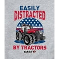 thumbnail image 3 of Case IH - Easily Distracted By Tractors  - Men's Crew Fleece Sweatshirt, 3 of 5