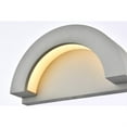thumbnail image 3 of Raine Integrated LED wall sconce in silver, 3 of 5