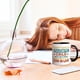 thumbnail image 5 of Taza vintage con texto "No tengo hija favorita" | Taza de café de cerámica blanca brillante | Apta para lavavajillas y microondas | Capacidad de 350 ml | Regalo divertido para mamá, papá, hija,, 5 of 5