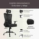 thumbnail image 2 of Silla Directiva Ergonomica TITANO Ajustable Soporte Lumbar de Malla, 2 of 7