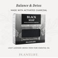 thumbnail image 3 of Plantlife Black Bar Soap - Moisturizing and Soothing Soap for Your Skin - Hand Crafted Using Plant-Based Ingredients - Made in California 4.5oz Bar, 3 of 12