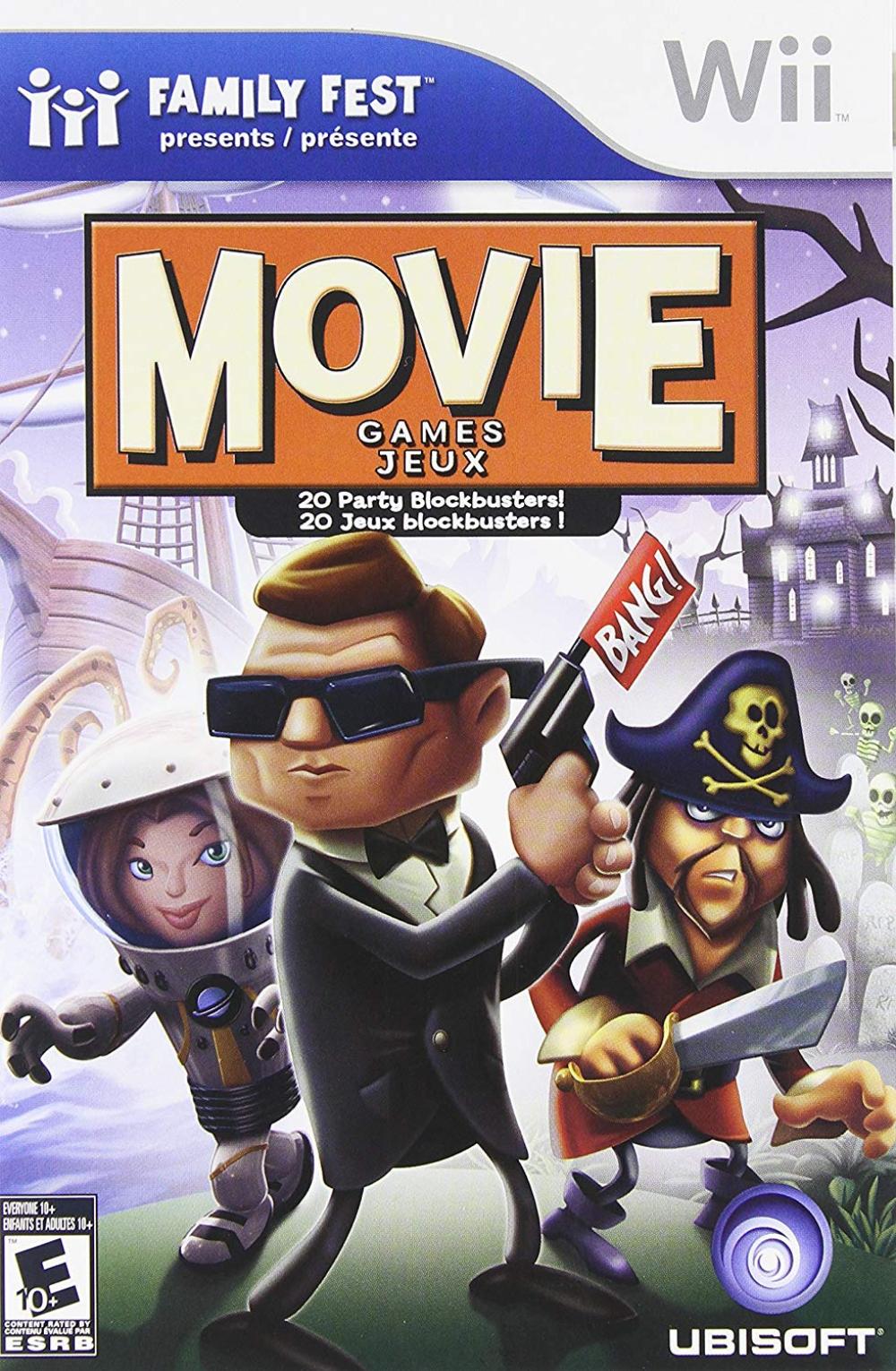 ubisoft fan kit on Family Fun Fest Movie Game Nintendo Wii Act Out Scenes From The Movies Play A Part In 20 Different Scenes Each With Its Own Story Line And By By Ubisoft
