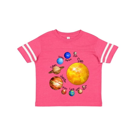 

Inktastic Sun and Planets- Yes and Pluto Gift Toddler Boy or Toddler Girl T-Shirt
