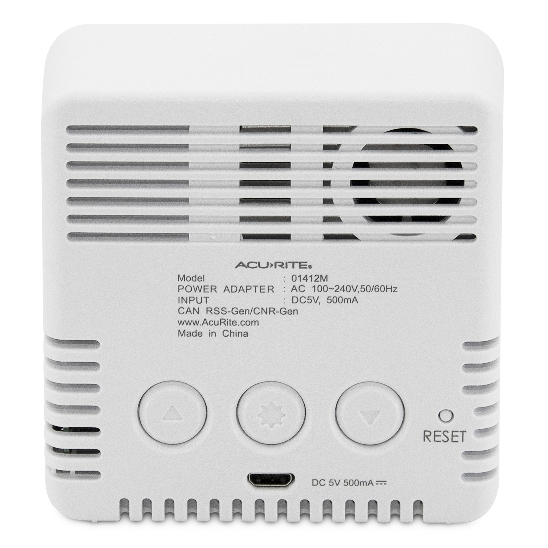 AcuRite AIR® Indoor Air Quality Monitor with PM2.5, Temperature, and Humidity Measurements (01412M) - image 5 of 9