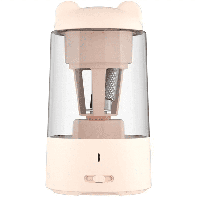 Automatic Electric Pencil Sharpener for Kids - Cartoon Design, Electric Rechargeable Pencil Sharpener