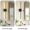 thumbnail image 3 of EGNMCR 2PC Wireless LED Wall Light - Battery-Powered Magnetic Strip Light With Dimmable And Angle-Tunable Function No Wiring Wall Sconce, 3 of 6