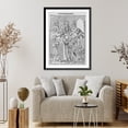 thumbnail image 4 of Historic Framed Print, [Death-bed scene], 17-7/8" x 21-7/8", 4 of 9