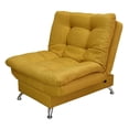 thumbnail image 4 of Sillón Individual Moderno Ocasional Reclinable 3 posiciones NORVAL  estructura de madera patas metálicas tela de Lino, 4 of 9