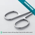 thumbnail image 2 of Eyebrow Scissors, Stainless Steel Precision Cutting Set For Travel Friendly Facial Hair Grooming, Including Eyebrow, Nose, Mustache, Beard, 2 of 4