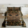 thumbnail image 2 of jejeloiu Rustic Lake Bedding Comforter Set,Fishing And Huntiing Twin Comforter Sets,Country Farmhouse Lodge Bedding Set For Kids,Breathable Home Decor Reversible,2pcs, 2 of 8