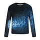 thumbnail image 5 of Blusas y camisas de manga larga con cuello redondo para hombre, blusa informal de manga larga con cuello redondo y estampado de rayas, blusa de poliéster para hombre, 5 of 5