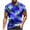 Blue-B, variant on Cameland Men Casual Round Neck Flower 3D Digital Printing Pullover Fitness Sports Shorts Sleeves T Shirt Blouse
