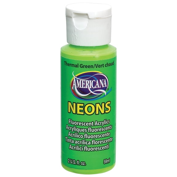 DecoArt a Acrylic Color, 2 oz., Neon Thermal Green