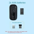 thumbnail image 5 of Silent Ergonomic Wireless RGB Mouse  Rechargeable  Multi-Device for PC Mac iPad Laptop Desktop, 5 of 7