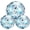 Blue, variant on 3 Pcs Inflatable Beach Ball 16 Inch Glitter Summer Swimming Pool Disco Balls with Confetti Floatable Blow up Toys Decorations for Beach Wedding Outdoor birthday Party Favor(Silver)