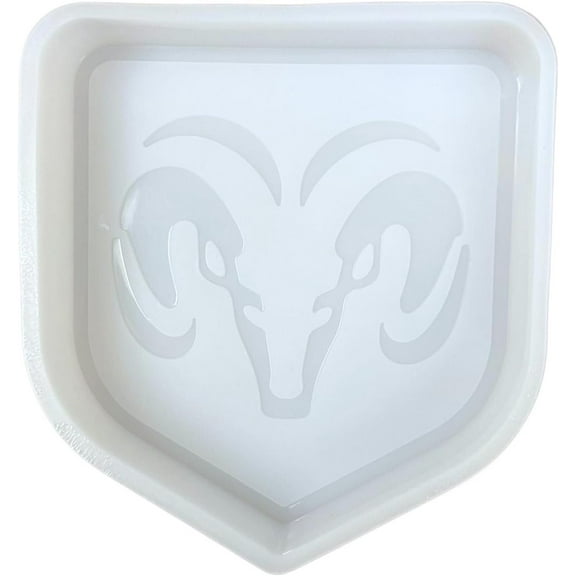 Ram Logo Truck Car Freshie Silicone Mold Manly 4 x 3.5 x 1.2 inches Dodge for Scented Aroma Beads Oven Safe Bake up to 450 F Manly Freshie Mold for Men Guys Fishing Hunting