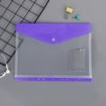 thumbnail image 2 of CNKOO Plastic File Folders with Label Pockets - US Letter & A4 Size Clear Document Envelopes  Assorted Color Poly Organizers for Office School Supplies, 2 of 6