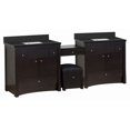 thumbnail image 1 of Imaginations Américaines 93,25 pouces W Vanity Set Noyer, 1 of 1