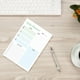 thumbnail image 4 of Tearable Memo Pad Notebook A5 | Daily Planner Organizer - Portable Journal | Vocabulary & Schedule Tracking | High Quality Durable Manual | 1 Book Included | Efficient Management, 4 of 5