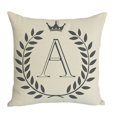 thumbnail image 1 of Cartoon Fashion English Letters Print Sofa Pillow Cushion Cover Home Decoration, multi-coloured, A, 1 of 5