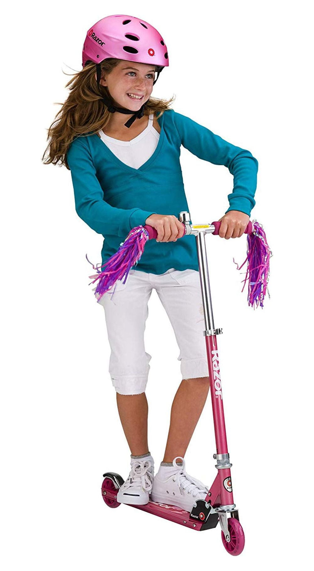 Razor A Kick Scooter for Kids  Sweet Pea, Lightweight, Foldable, Aluminum Frame, for Child Ages 5+  (图3)