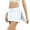 White, variant on RUTAYY Women Trouser Skirt Mini Skirt A-Line Culottes Summer Skirts Shorts Casual Skirt Party Skort High Waist Casual Skirt Tennis Skirts With Knot Solid Color Casual Travel Skirts